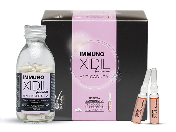 immunoxidil trattamento combinato anticaduta capelli donna 1