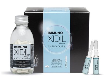 immunoxidil trattamento anticaduta capelli uomo combinato 1